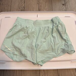 Lululemon Hotty Hot Light Blue Shorts